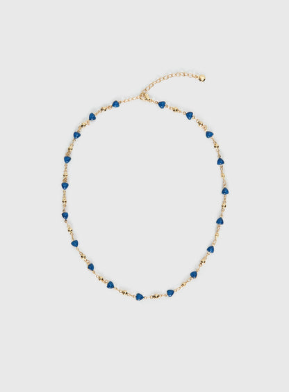 Abagail Gemstone Necklace Gold