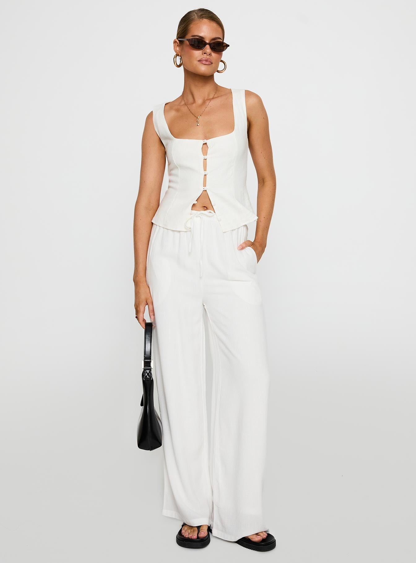 Parklea Pants White Tall