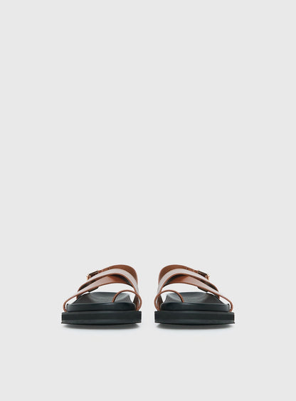 Billini Tennie Sandals Tan / Black